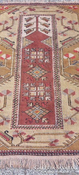 Antique Milas hand-knotted carpet is negotiable