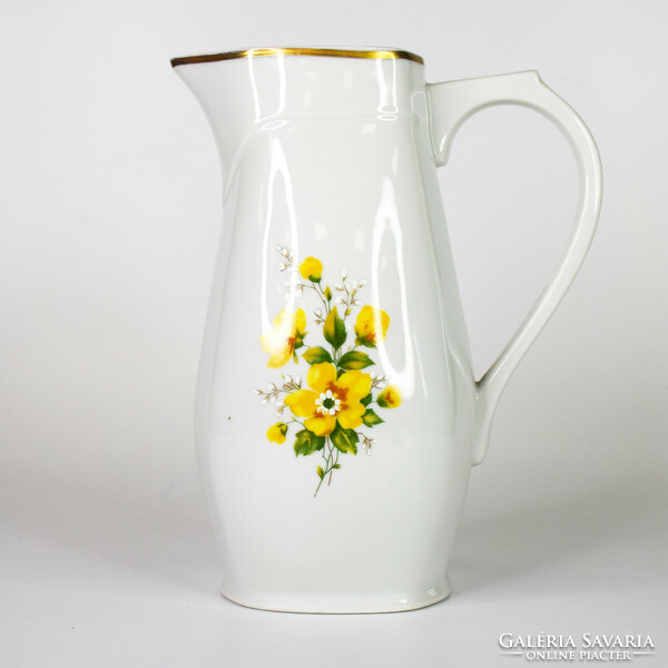 Zsolnay jug with floral pattern