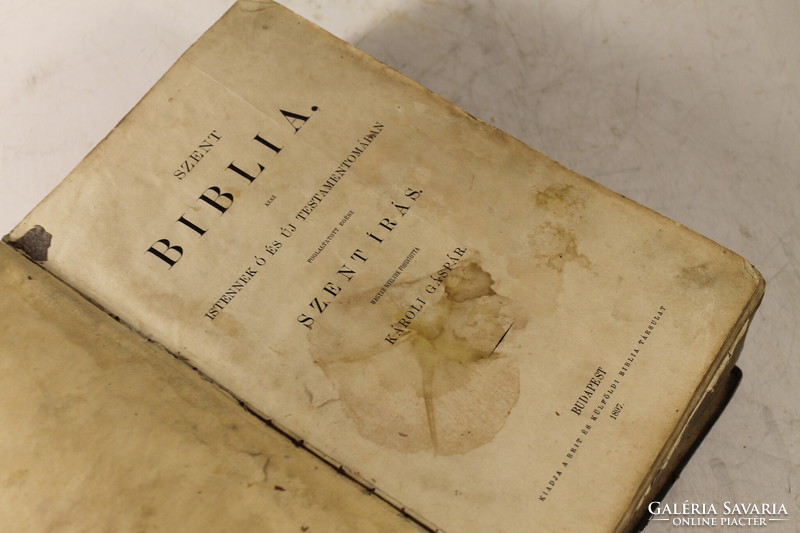 Antik 1897-es Károli Biblia 623