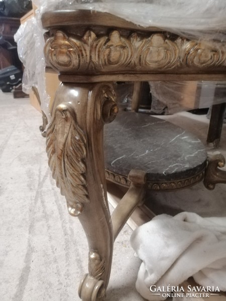 Neo-baroque glass table