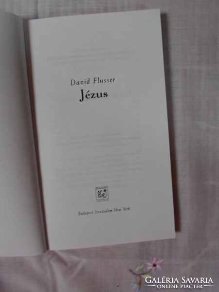 David Flusser: Jézus – az ókori zsidó történelem és irodalom tükrében (Múlt és Jövő könyvek, 1995)