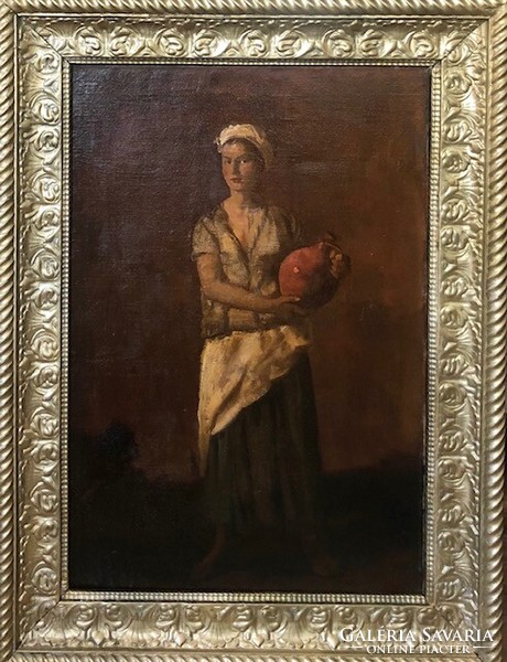 Born Péter (1886-1944): pitcher girl