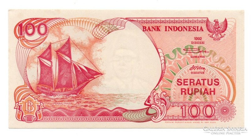 100     Rúpia    1992       Indonézia