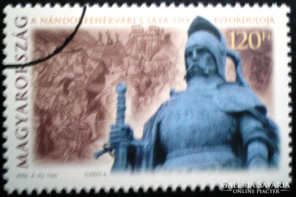 M4844 / 2006 550th Anniversary of the Battle of Nándorfehérvár stamp clear sample stamp