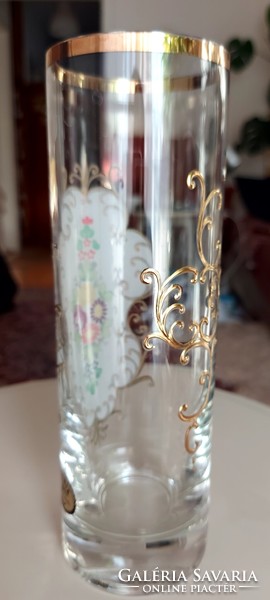 Bohemian gilded vase
