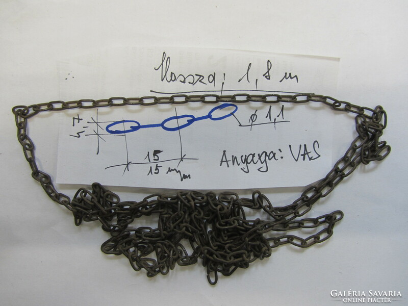 Iron watch chain, for wall clock