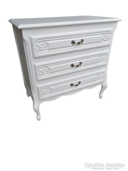 Neobaroque provence painted chest of drawers