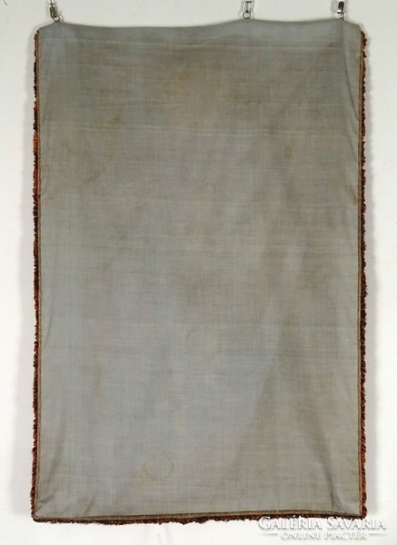 1Q922 Jelzett retro pávás falikárpit faliszőnyeg 66 x 98 cm
