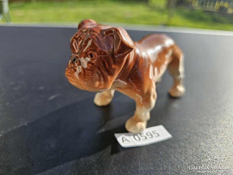 A0595 porcelain bulldog 12 cm