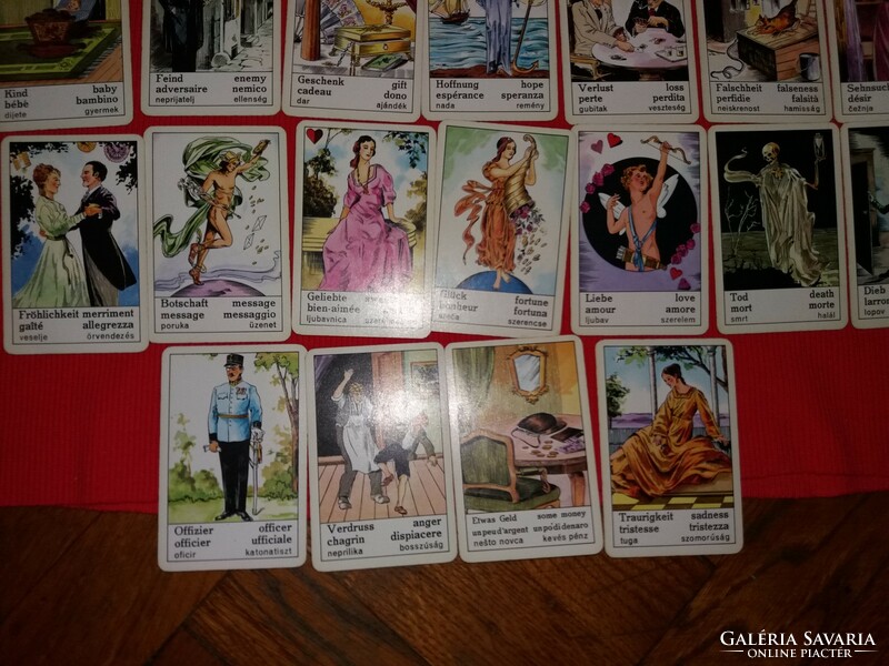 Vintage gypsy fortune telling card 36 sheets in very nice condition according to the pictures