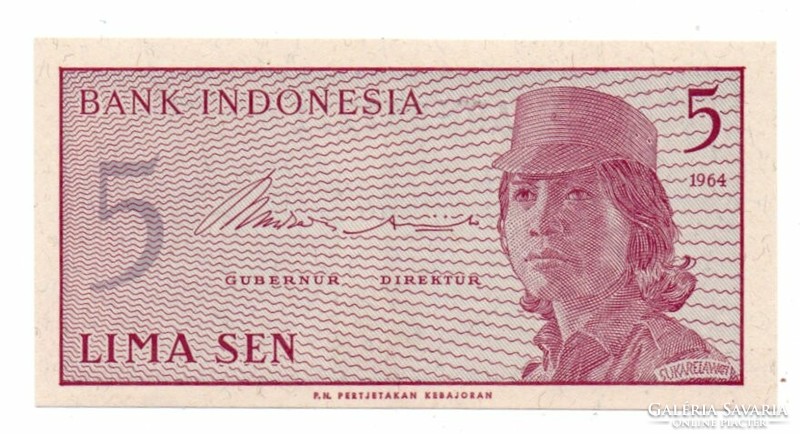 5     Sen    1964       Indonézia