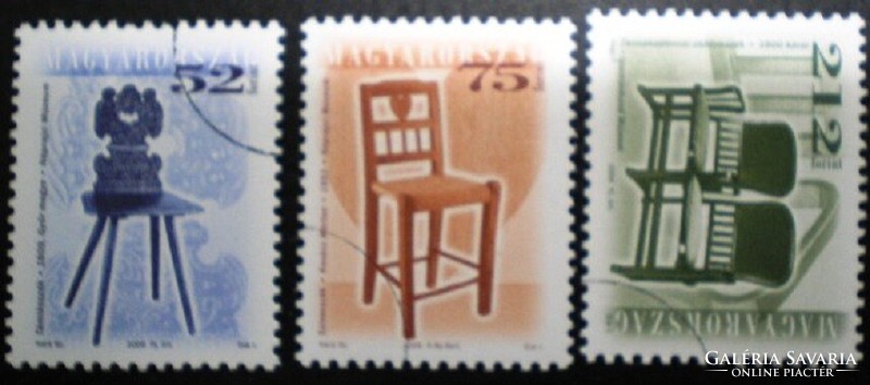 M4821-3  /  2006 Antik Bútorok VII. bélyegsor postatiszta mintabélyegek