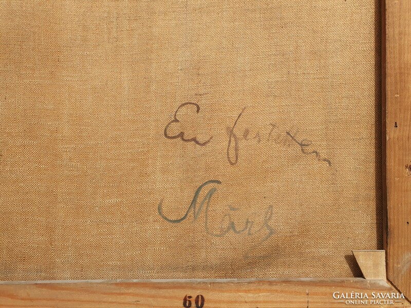 Márk Lajos / Lány kék ruhában