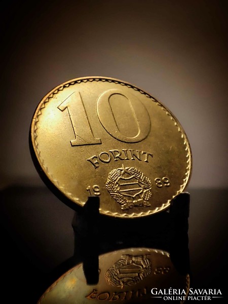 Magyarország 10 forint, 1989