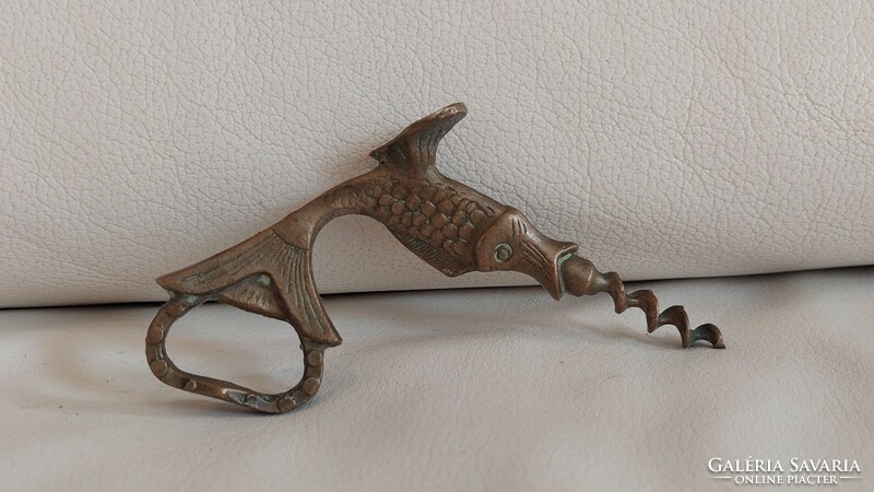 Halas copper or bronze corkscrew, wine opener