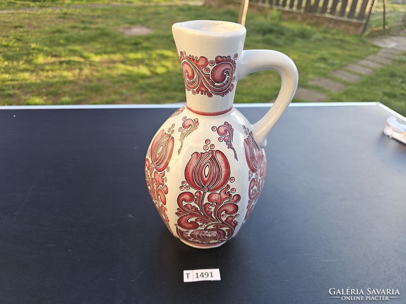 T1491 Ulmer ceramic jug German 23.5 cm