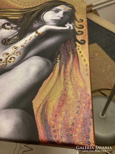 Vad arany hajjal - festmény és fotó - Fábián Franciska