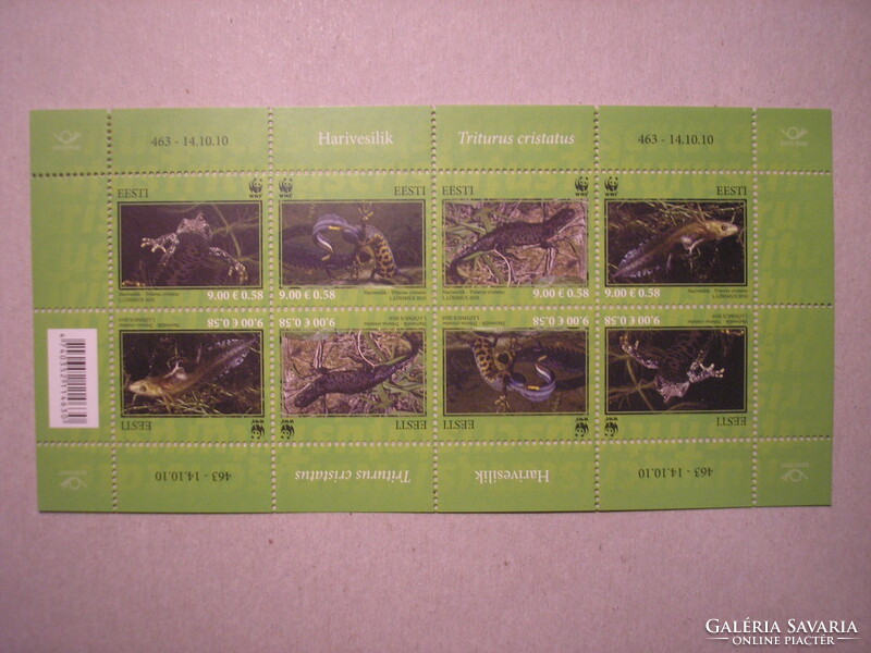 Estonia - fauna, wwf, newts small arc 2010
