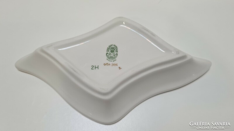 Zsolnay spring pattern serving bowl #1929