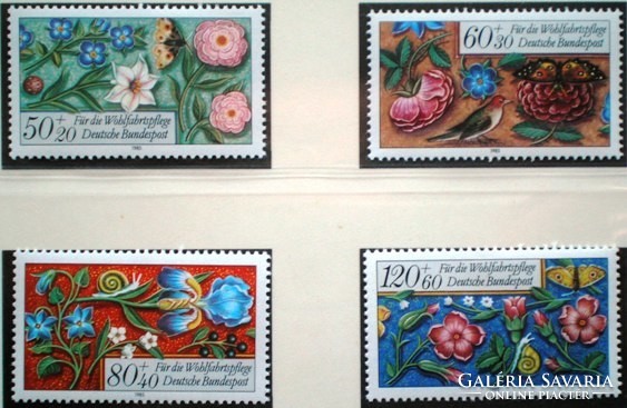 N1259-61 / Németország 1985 Népjólét : Miniatürök bélyegsor postatiszta