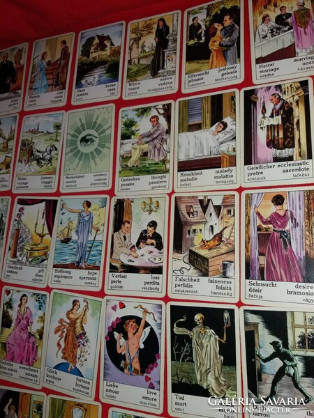 Vintage gypsy fortune telling card 36 sheets in very nice condition according to the pictures