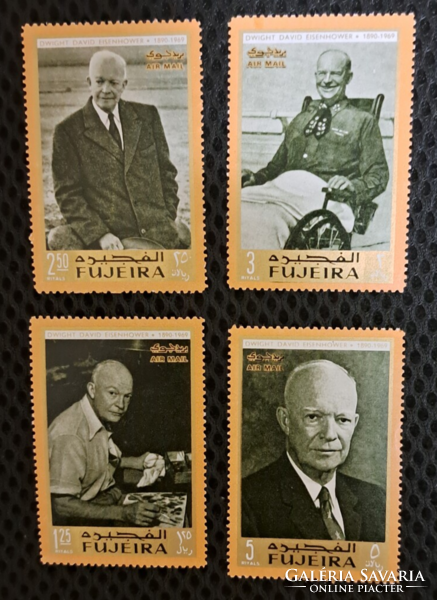 Stamps on the faces of famous people f/4/6