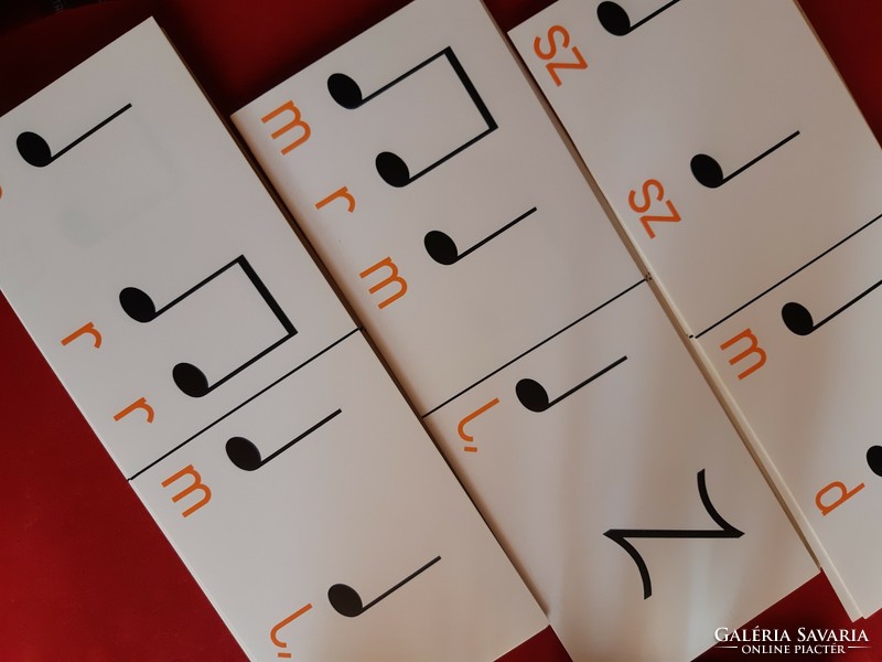 School rhythm and letter notation reading set Grade 2 illustrative tool