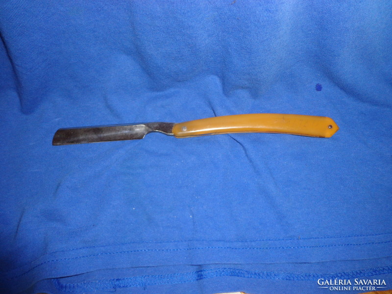 Antique large handle razor 25.5cm