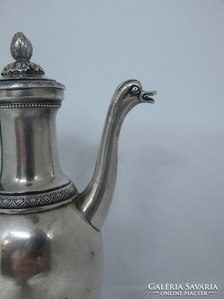 Beautiful, elegant, empire-style silver liquor jug