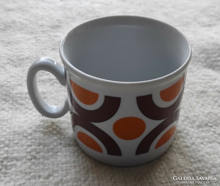 Zsolnay retro porcelain mug, spout, cup