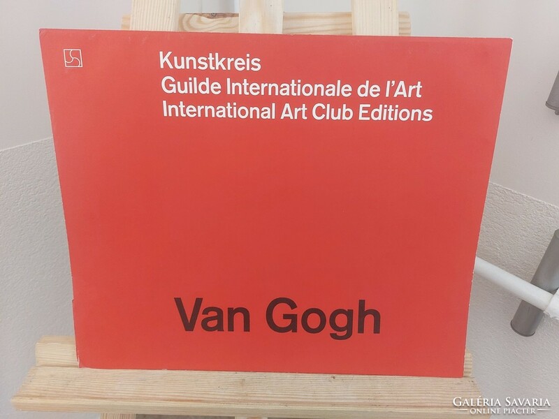 (K) international art club (1965) 5 van gogh prints, reproduction 35x43 cm