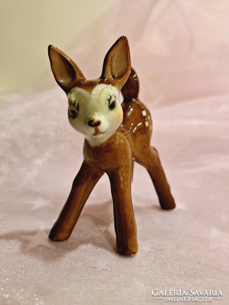Régi porcelán őzike,bambi.