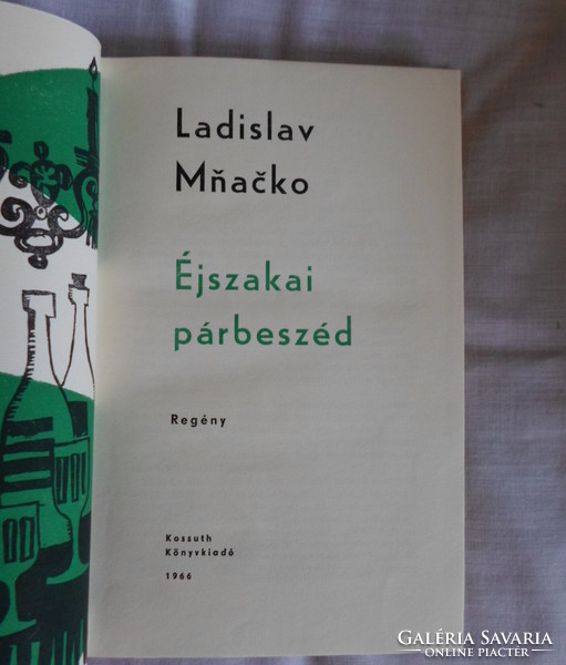 Ladislav mnacko: night dialogue (kossuth, 1966; Slovak literature, novel)
