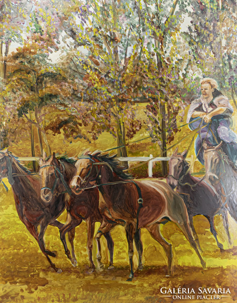 Paál Valéria Esther framed painting 