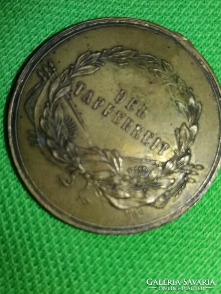 Antique Military Medal for Courage Medal of Merit according to the pictures of the taparchy monarchy