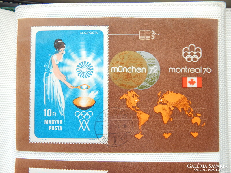 1973. Olimpiai érmesek (II.) - München blokk