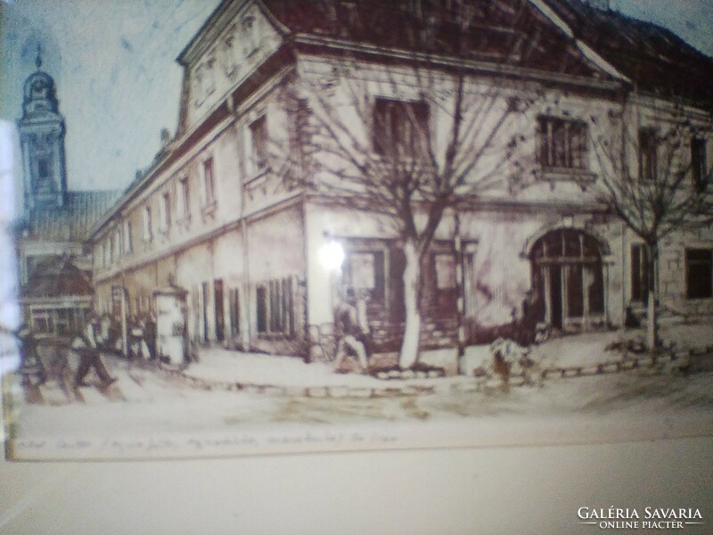 Colored etching by András Sántó