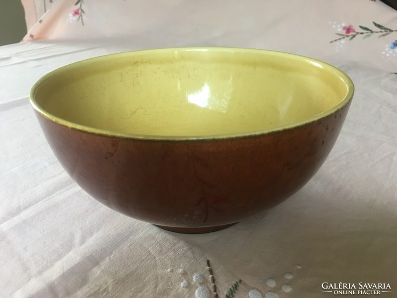 Rare brown - yellow granite bowl