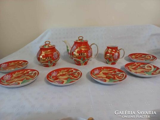 Dulevo porcelain tea set with 