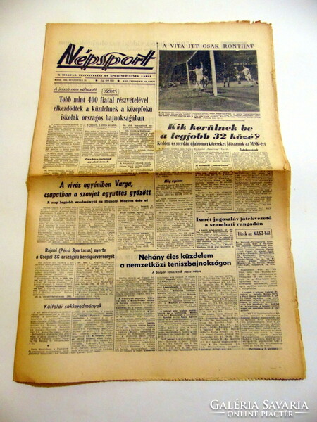 1967 September 3 / folk sport / newspaper - Hungarian / daily. No.: 25755