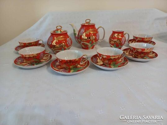 Dulevo porcelain tea set with 