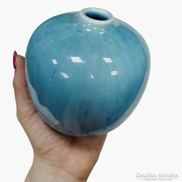 Spherical vase by Zsolnay