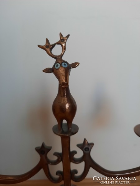 Muharos Louis deer candle holder
