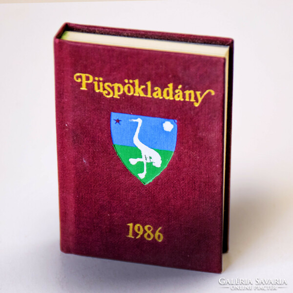 Püspökladány 1986 - miniature book