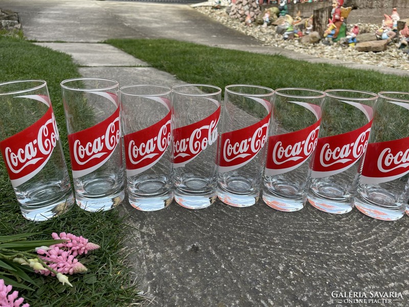 10 db retro Coca Cola poharak pohár konyhai használatra  nosztalgia darab