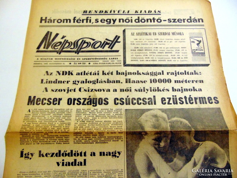 1967 szeptember 4  /  Népsport  /  Újság - Magyar / Napilap. Ssz.:  25756