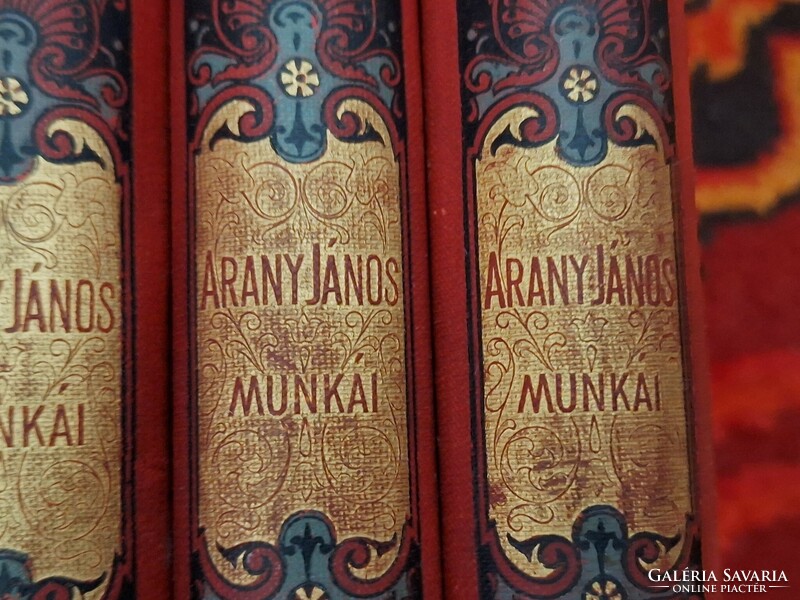1900-János Arany's works are the six-volume new edition- -i.-Ii.-Iii...Fourth is missing!.. V.-Vi. Fragment!