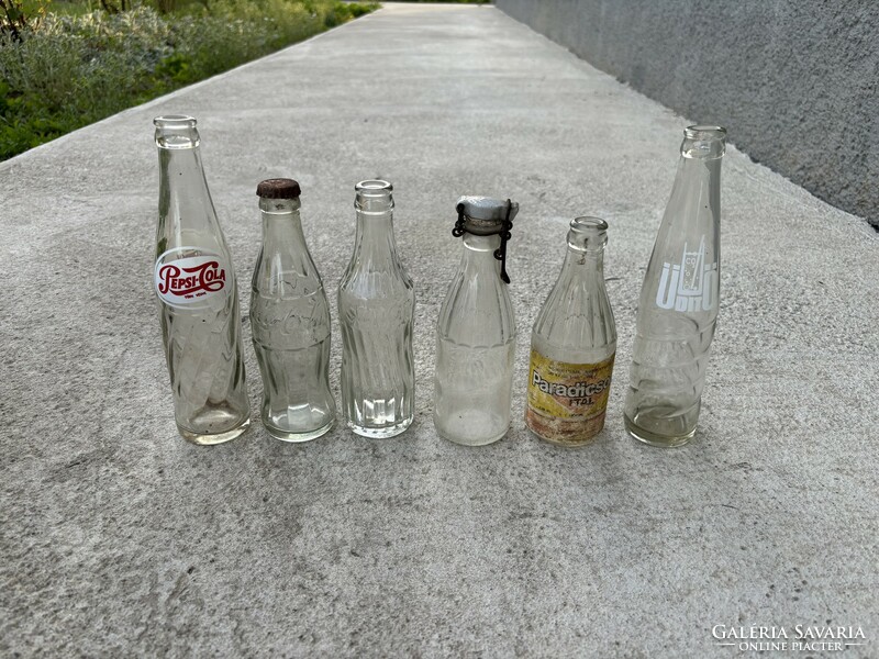 Retro bottles pepsi cola star soft drink bambis coca cola glass bottle glass nostalgia piece