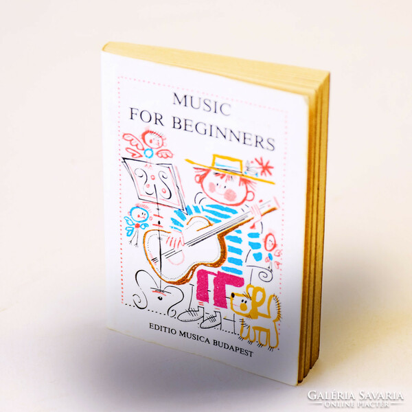Music for beginners - miniature book