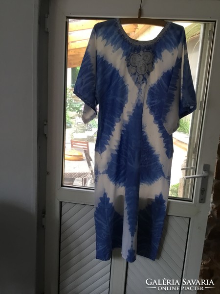 Dress (size 42 - 44) from Egypt, batik, cotton